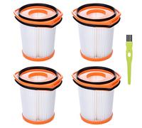 4 Pack Replacement Vacuum Filter for Shark Wandvac System WS642AE,WS642, WS642RG, WS642WK, WS642AEWBKT Ultra-Lightweight Powerful Cordless Stick Vacuum