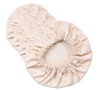 4- Pack Reusable Fabric Bowl Covers 100% Natural Cotton Stretchy Cloth Bowl Covers (4 Pack - XXXL)
