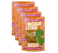 (4 Pack) Roar Some Bites - Chicken - Range Is Full Of Flavour. These Treats Are Rawhide Free With Extra Vitamins And Minerals.