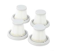 4 Pack Robot Cleaning Vacuum Replacement Filter Elements Parts Compatible for Fanttik V8 Series Slim V8 for Apex V8 Mate, Cordless Vacuum Cleaner Accessories