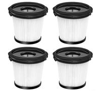 4 Pack Robot Vacuum Cleaner Attachment Filters Compatible for Shark Detect for Pro IW3611DE IW3611EU Cordless Vacuum, Washable Filter Replacement Parts Set