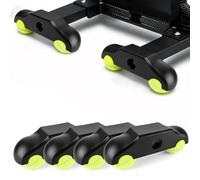4 Pack Rocker Plate Feet, Tennis Ball Feets Compatible with Wahoo Kickr Core 2, Indoor Cycling Trainer,Portable Rocker Plate Bicycle Trainer, Indoor Cycling Snap Rocker Feet Adapter with 8 Tennis Ball