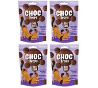 4 PACK ROSEWOOD CHOC DROPS DOG SAFE CHOCOLATE TREAT TRAINING BITE SIZE