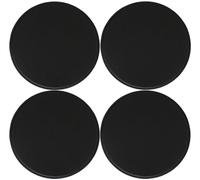 4 Pack Round Dining Chair Cushions - Waterproof PU Leather Seat Pads in 25cm 30cm 35cm 40cm 45cm Sizes - Comfortable Stylish and Chair Cushion Set