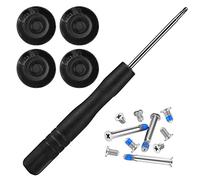 4 Pack Rubber Case Feet with Screws Screwdriver Kit Set for Apple Macbook Pro A1278 A1286 A1297 13 15 17 (Not for Retina Display)