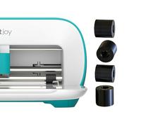4-Pack Rubber Rollers Compatible with Cricut Joy - Premium Replacement Pinch Rollers for Smooth and Precise Cutting - 2 Rollers in Use + 2 Spares