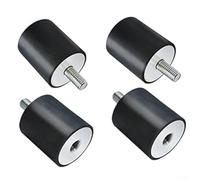 4 Pack Rubber Vibration Isolator For Wacker Neuson Plate Compactor Wp1540 Wp1550 Vp1135 Vp1340 Vp1550 Vp2050 Wear Resistant Pad