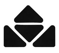 4 Pack Rug Grippers - Anti Curl Corner Grippers for Laminate, Wooden, or Tiled Floors, Carpet Rug Corner Tape Grippers with Strong Grip Technology, Stops Rug from Curling and Slipping