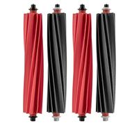 (4 Pack) S8 MaxV Ultra Roller Brushes for Roborock S8 MaxV Ultra/ S8 Max Ultra/ Qrevo Master/ Qrevo Slim Robot Vacuum, Main Brush Accessories, Multi-Surface Brush, Dual Rubber Brush Replacement Parts