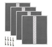 4 Pack S97020466 (HPF30) Range Hood Filter Replacement Compatible with Broan Non-Ducted Range Hood, HPF30 Charcoal Filter, 14.62" x 12.88" x 0.18"