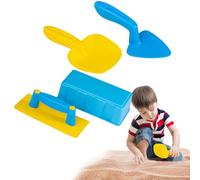 4-Pack Sand & Snow Mould Set - Beach Castle Building Kit With Shovels & Brick Makers,Construction Toys For Kids Ages 3-8