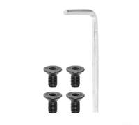 4-Pack Scooter Stem Screws for Xiaomi for m365 Pro 4-Pack Scooter | Hexagonal handle grip, easy installation, prevents loosening, black finish, for durable iron build