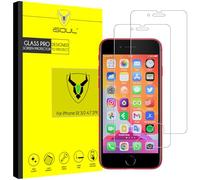 [4 Pack] Screen Protector for iPhone SE 3/2 (2022/2020) iPhone 8 iPhone 7 iPhone 6s/6 Tempered Glass Film 9H HD, iSOUL 2.5D Edge 4.7 inch [3D Touch] [Compatible with Apple iPhone SE 2nd 3rd Gen]