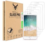 [4-Pack] Screen Protector for iPhone 7 and iPhone 8, Premium Tempered Glass HD Film [ Ultra HD] [Shatterproof] [Scratch-Resistant]