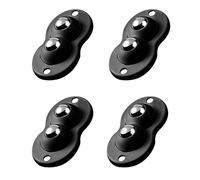 4 Pack Self-Adhesive Caster Wheels, Ball Bearing Swivel Casters for Furniture, Trash Can and Small Appliances