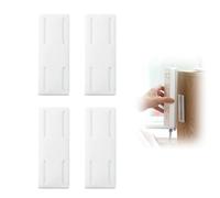4-Pack Self-Adhesive Power Strip Holders - No-Drill Wall Mount Fixators with Easy Install Sliding Design - for Home, Office, Kitchen - Secure Cable Management Solution