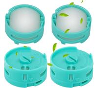 4 Pack Shark Anti Odour Cartridge, Shark Air Freshener Odor Neutralizer Replacement, Compatible with Shark Vacuum Cleaner HZ3000UKT, IZ400UK, IZ400UKT, IZ420UKT, NZ860UK, NZ860UKT, AZ913UK,AZ913UKT