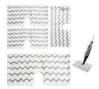4 Pack Shark Steam Mop Pads Replacement for S6001UK S6003UK - Microfiber, Washable, Absorbent, Fits Klik n' Flip Corded Steam Pocket Mop