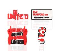 4 Pack Shoe Charms, Football Clog Sandal Accessories Kids Shoe Accessory for Croc Charms, Suitable for Boys, Girls, Adults Birthday Present, Hobbyist Collection, Party Souvenirs