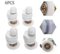 4 Pack Shower Door Rollers for 4 8mm Glass Doors with 19, 23, 25, 27, 29mm Wheel Diameter Compatible with Most Shower Enclosures and Steam Cabins (29mm)