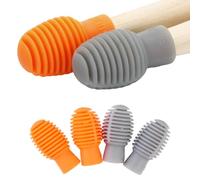 4 Pack Silencers for Drumsticks Drum Sticks Silent Drum Sticks Covers for Flexible and Durable Silencers that Allow Quiet Practice Without a Practice Mat