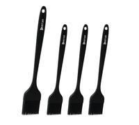 4 Pack Silicone Basting Pastry Brushes; Heat Resistant Pastry Brush ;Enhance Your Grill and Baking Skills with Our Heavy-Duty Steel Core Brush - Ideal for Cooking Enthusiasts and Pros Alike