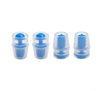 4 Pack Silicone Bite Valve Replacement for Cycling Water Bag, Soft Suction Nozzle for Outdoor Sports Running Hiking, Simple Install Spares(blue)