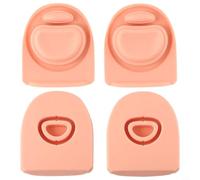 4 Pack Silicone Bottle Stoppers for, Leak Proof Seal Gaskets Replacement Lids for 19 24 32 40oz Steel and 25oz For Tritan Plastic Bottles, Grey Orange Pink(orange pink)