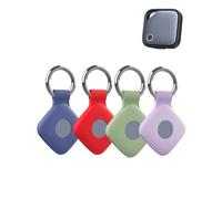 4 Pack Silicone Case for UGREEN FineTrack S/G, Blue & Purple & Sage Green & Red