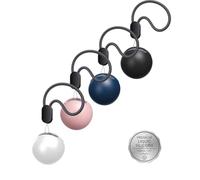 4 pack Silicone Case For UGREEN FineTrack2 Anti-Loss Tracker,daunke Full Protection Cover(suitable for Elderly,Pets,Backpack,Luggage,Kids,Keys) Scratch-Resistant,(Black,Blue,Pink,White)