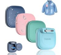 4-Pack Silicone Cases for Tile Mate 2024 with Pin, Waterproof Hidden Holder for Tile Life360 Mate Tracker Case for Child/Elderly/Pets Collar/Shoelaces/Clothes/Backpack (Dark Blue+Pink+Green+Sky Blue)