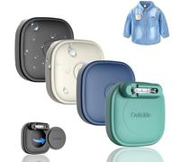 4-Pack Silicone Cases for Tile Mate 2024 with Pin, Waterproof Hidden Holder for Tile Life360 Mate Tracker Case for Child/Elderly/Pets Collar/Shoelaces/Clothes/Backpack (Black+White+Dark Blue+Green)