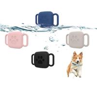 4 Pack Silicone Holder for Tile Mate 2022 2024 | Waterproof Dustproof Anti-Scratch Protective Tracker Case for Pet Dogs Cats Collar