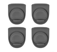 4 Pack Silicone Replacement Gaskets for Owala Water Bottles, Leak-Proof Sealing Stoppers for 19oz 24oz 32oz 40oz Stainless Steel and 25oz Cups, Dishwasher Safe Dark Grey(Dark gray)