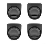 4 Pack Silicone Replacement Gaskets for Owala Water Bottles, Leak-Proof Sealing Stoppers for 19oz 24oz 32oz 40oz Stainless Steel and 25oz Cups, Dishwasher Safe Dark Grey(black)