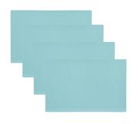 4 Pack Silicone Shelf Liner Non Slip Mat 45x30cm Waterproof Counter Protector for Kitchen Drawer Cupboard Bathroom Organizer Grey(Blue)