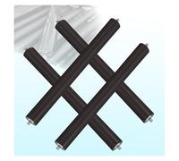 4-Pack Small Conveyor Rollers Polyurethane Coated 2.8" 2.4" 2" 1.4" Diameter Axle Size 0.31" 0.5" for Assembly Line & Efficient Conveyor Solutions