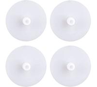 4 Pack Smart Airlock Pickle Pipe Silicone Waterless Fermentating Airlock Lids for Mason Jar Fermentation - Wide Mouth Transparent
