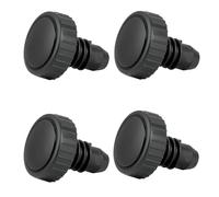 4 Pack Snooker Cue Butt Protectors - Rubber Bumper Caps for Pool Cues - Lightweight, Shock-Absorbing Covers Fit John Parris, Peradon, Britannia & More - Ideal for Home Tables, Clubs & Tournaments