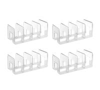 4 Pack Space-Saving Vertical Shoe Rack Organizer-Multi-Layer,Easy-to-Assemble, Compact Storage for Home Entryway Cabinet