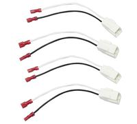 4 Pack Speaker Wire Harness Adapter Compatible with Jeep Dodge Chrysler 72-6514 Car Speaker Connector Harness Adapter