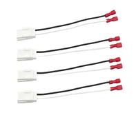 4 Pack Speaker Wire Harness Adapter Compatible with Jeep Dodge Chrysler 72-6514 Car Speaker Connector Harness Adapter