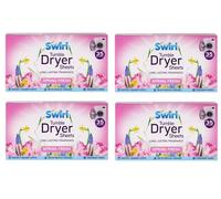 4 Pack Spring Fresh Tumble Dryer Laundry Sheets - 140 Sheets For Fresh Clothes and Linen