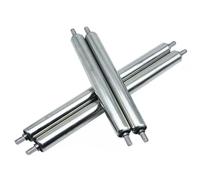 4-Pack Stainless Steel Conveyor Rollers - Metal Rollers for DIY Lawn Mower & Construction Projects - Power-Free Roller System for Smooth Handling