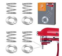4 Pack Stainless Steel Spring and Washer Fit for Kitchen aid Stand Mixer 3.5/4/5/6/7/8Qt Kitchen aid Mixers Accessories