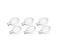 4 Pack Stainless Steel Wire Whip Mixer Replacement Part，Compatible for Kitchenaid K45WW Flour Cake Balloon Whisk Egg Cream Stirrer