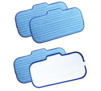 4 Pack Steam Mop Pads Replacement for Newbealer NC603C NC602N Steam Mop Cleaner,Reusable & Washable for Laminate，Hardwood, Tile & Ceramic Floors，Carpet Cleaning