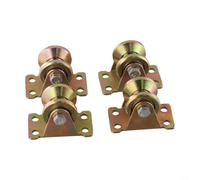 4 Pack Steel Cable Pulley with Dual Ball Bearings| 31mm V-Groove Wheel for 5-8mm Rope| Galvanized Lifting Sheave for Winch Sliding Door| 200kg Load