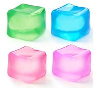 4 Pack Stress Cube, Slow Rising Squishy Nice Cube Stress Balls Party Favour
