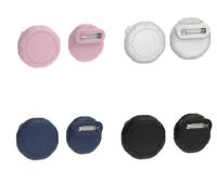 4 Pack - Suitable for Apple Airtag Holder Kids Elderly Pets, Hidden, in Silicone, Compatible with Air Tag Holder, with Waterproof Cover and Pin, Suitable for Apple Tag Holder, 4 Colors